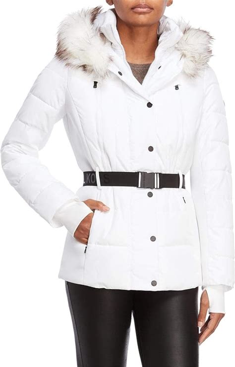 michael kors jacket white|Michael Kors jackets women's outlet.